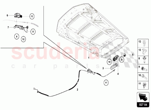 Part Diagram for Lamborghini 6H0862247