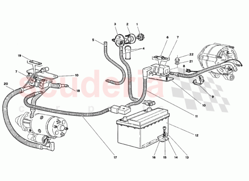 Part Diagram for Lamborghini 006137479