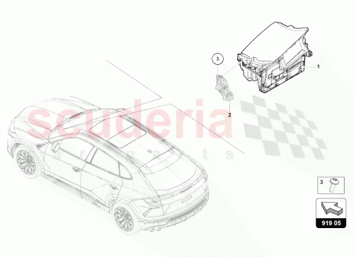 Part Diagram for Lamborghini 4ML919617