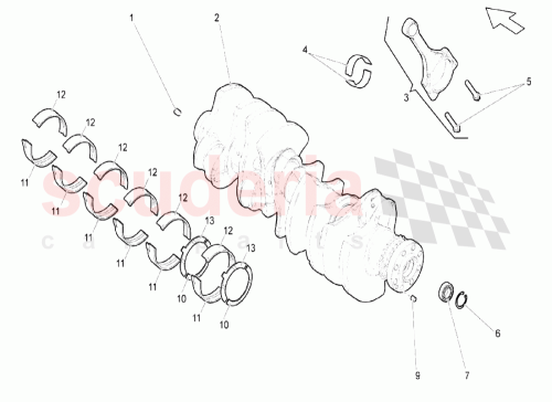 Part Diagram for Lamborghini 07L105561FGLB
