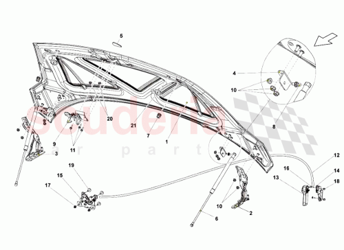 Part Diagram for Lamborghini 407813541B