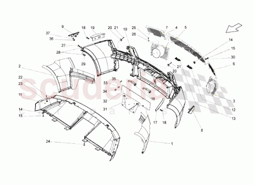 Part Diagram for Lamborghini 400807697