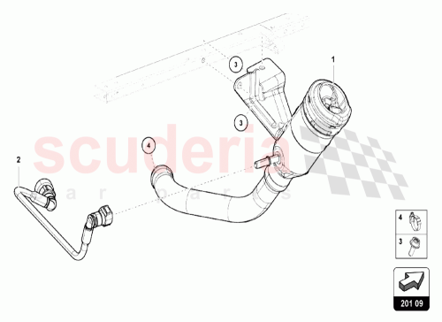 Part Diagram for Lamborghini N91104001