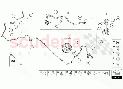 Part Diagram for Lamborghini 4S0614709D