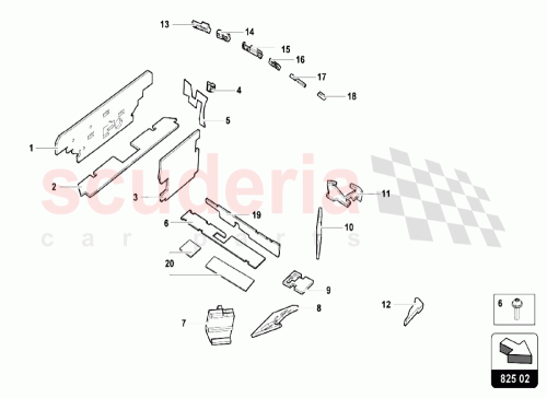 Part Diagram for Lamborghini 4T0863909A