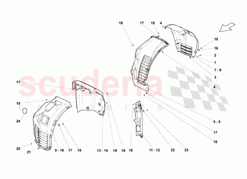 Part Diagram for Lamborghini 400810981B