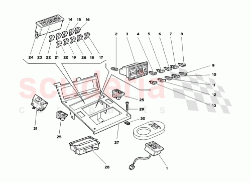 Part Diagram for Lamborghini 0069004710