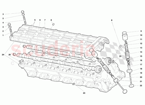 Part Diagram for Lamborghini 463400300