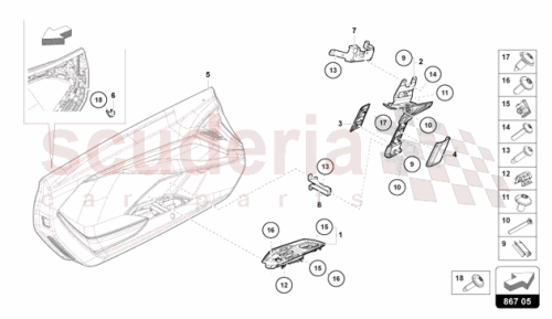 Part Diagram for Lamborghini 47B867176