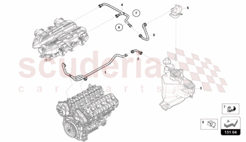 Part Diagram for Lamborghini 47B131583
