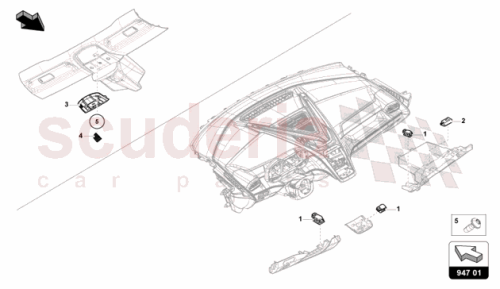 Part Diagram for Lamborghini 992959551AQTBN