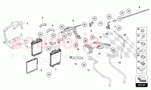 Part Diagram for Lamborghini 470121446A