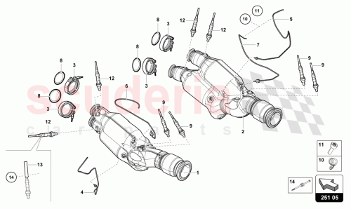 Part Diagram for Lamborghini 07M131778F