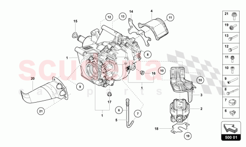 Part Diagram for Lamborghini 0B9500043D
