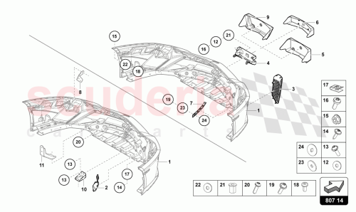 Part Diagram for Lamborghini 470807682E