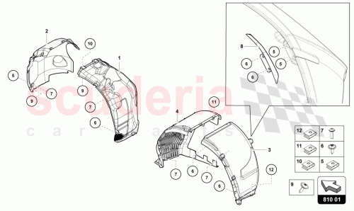 Part Diagram for Lamborghini 470821172D