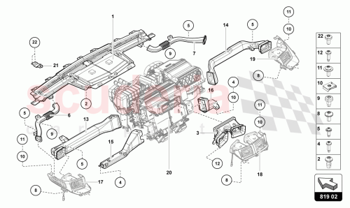 Part Diagram for Lamborghini 472819203A