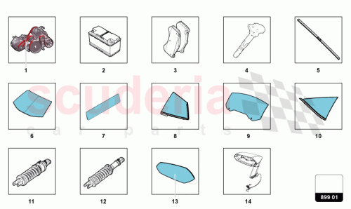 Part Diagram for Lamborghini 472955425A