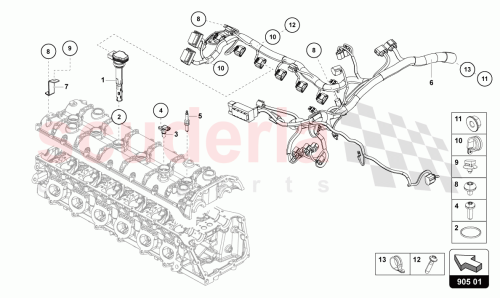 Part Diagram for Lamborghini 470971072AL