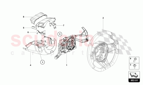 Part Diagram for Lamborghini 470953562BXZ0