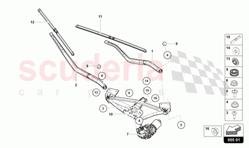 Part Diagram for Lamborghini N0444104