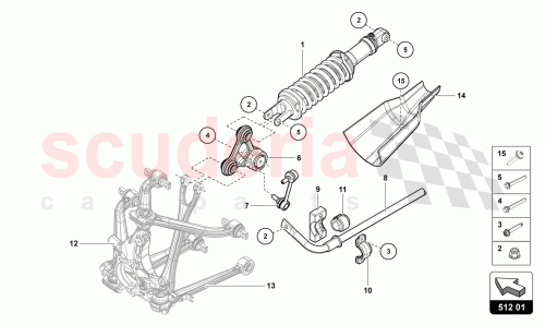 Part Diagram for Lamborghini 470512019AN