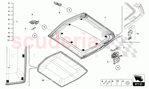 Part Diagram for Lamborghini 475817107P