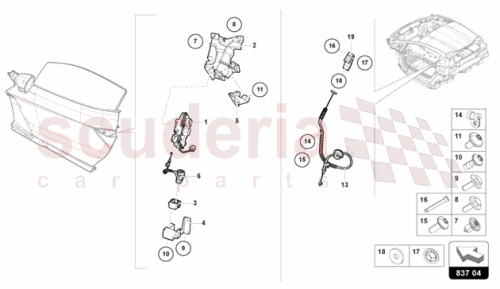 Part Diagram for Lamborghini 47C837016