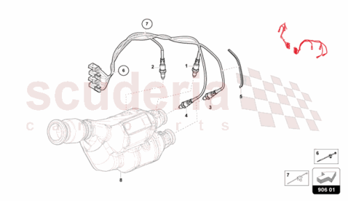 Part Diagram for Lamborghini 8W0906265AQ