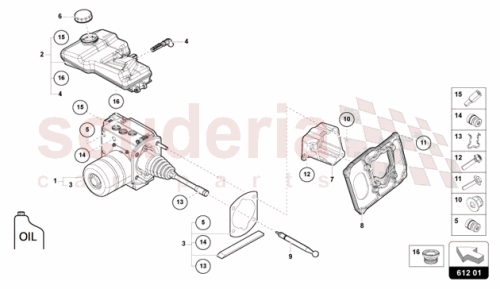 Part Diagram for Lamborghini N10742501
