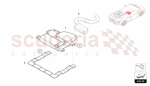 Part Diagram for Lamborghini 47B907345