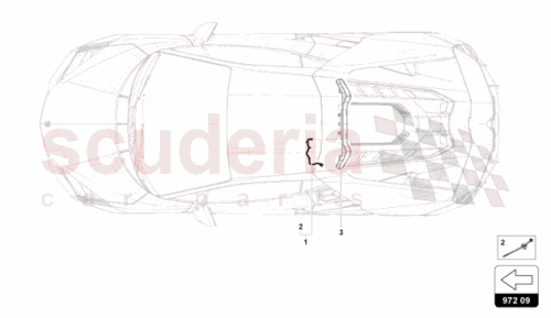 Part Diagram for Lamborghini 47B971170