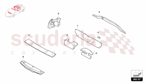Part Diagram for Lamborghini 47B810300