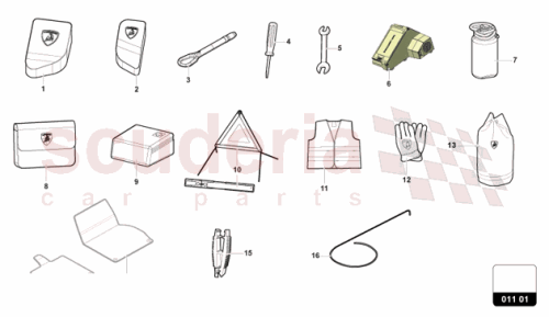 Part Diagram for Lamborghini 8K0860251C