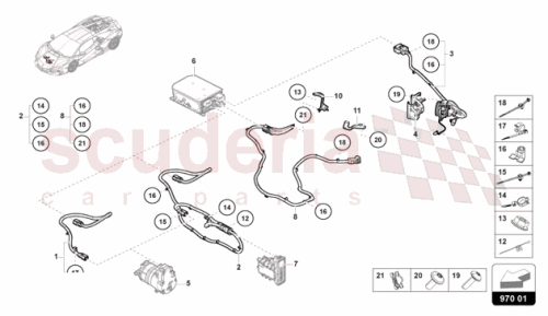 Part Diagram for Lamborghini 47B971061