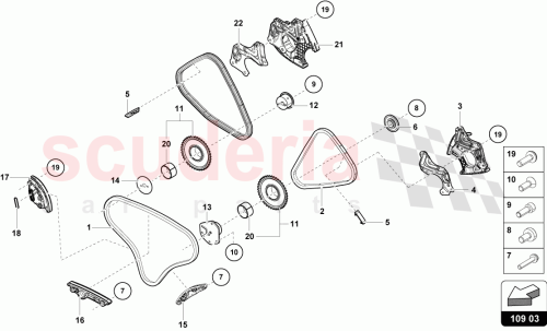 Part Diagram for Lamborghini 06E109465BK