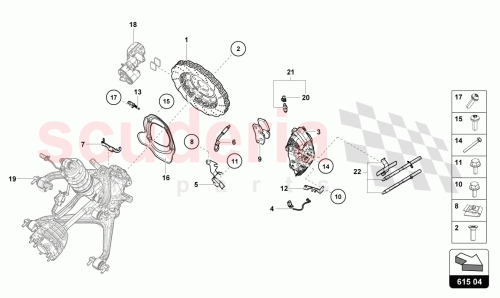 Part Diagram for Lamborghini 4T0615406FA