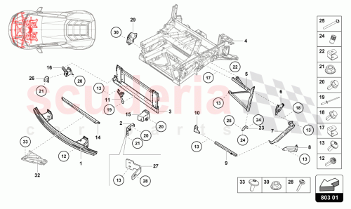 Part Diagram for Lamborghini AKL442D30MTR