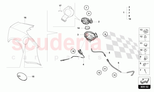 Part Diagram for Lamborghini 4T7862153B
