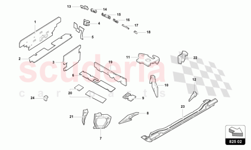 Part Diagram for Lamborghini 4T0863917