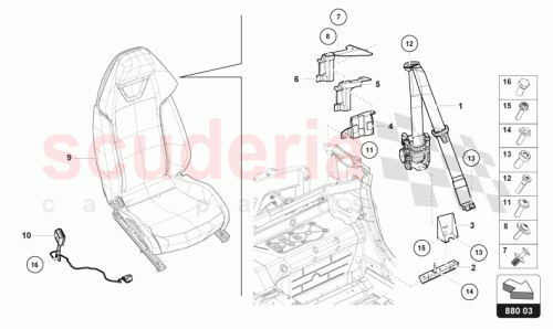 Part Diagram for Lamborghini 4T2857706L