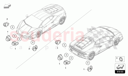 Part Diagram for Lamborghini 5Q0919275C3FZ
