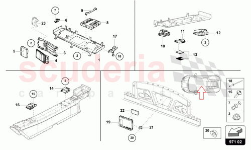 Part Diagram for Lamborghini 4M0906093M