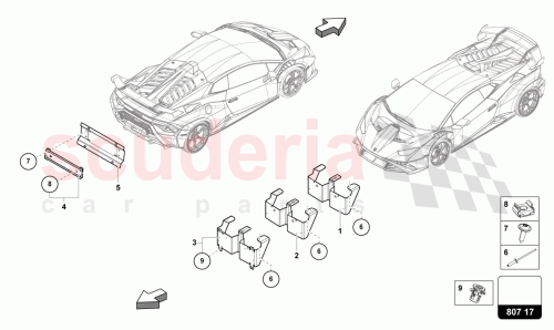 Part Diagram for Lamborghini N90218403