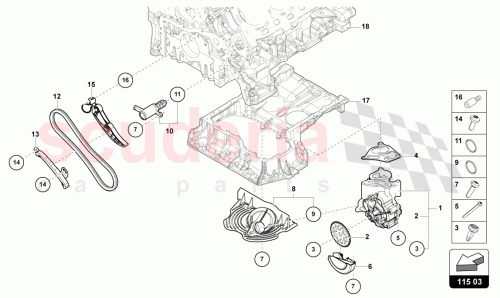 Part Diagram for Lamborghini 06M115393F