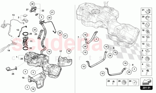 Part Diagram for Lamborghini 4M0201060DJ