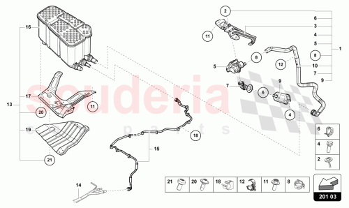 Part Diagram for Lamborghini 4M4201799D
