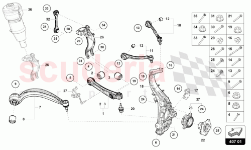 Part Diagram for Lamborghini WHT006917