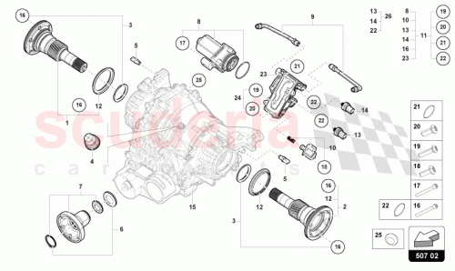 Part Diagram for Lamborghini 0D3598181A