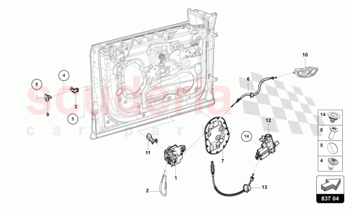 Part Diagram for Lamborghini 4ML837350